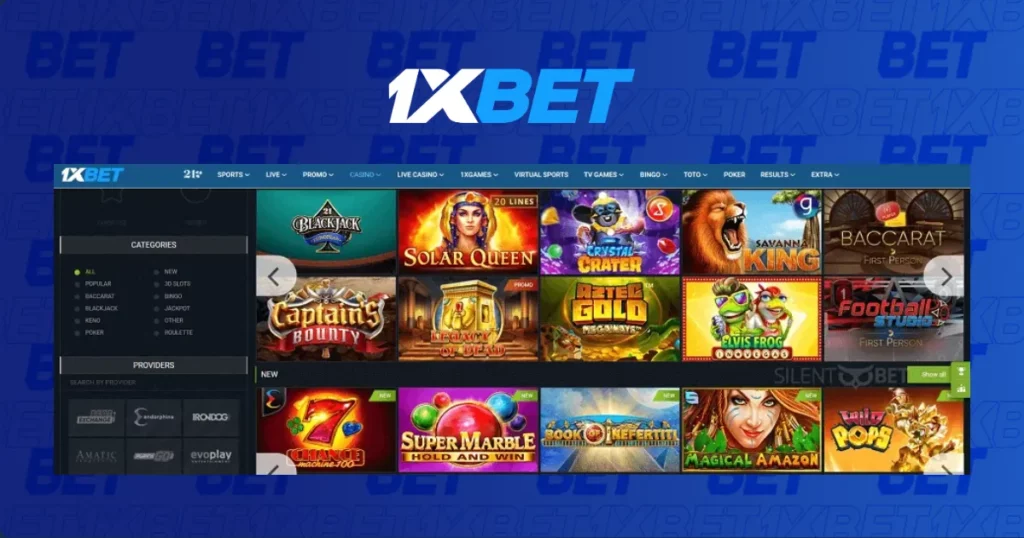 Login into your account 1xBet